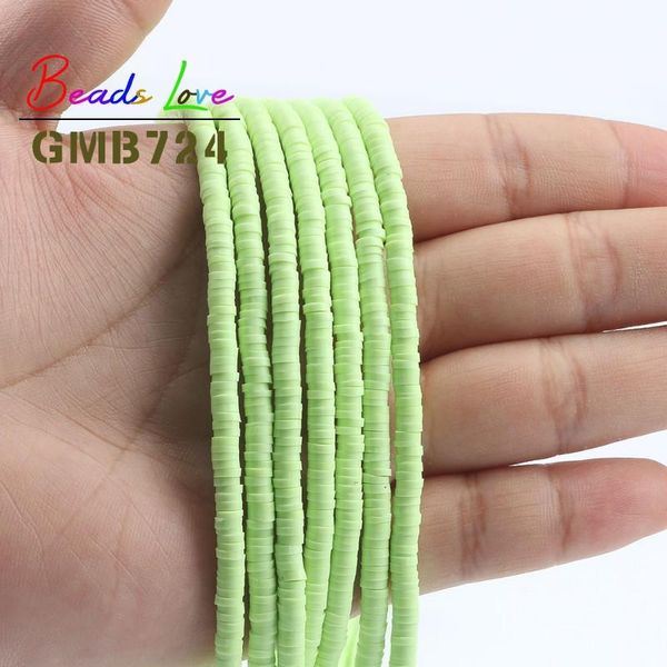 

4mm 6mm polymer clay beads bohemian soft pottery spacer beads for jewelry making handmade diy charm bracelet necklace jewellery wmtejt