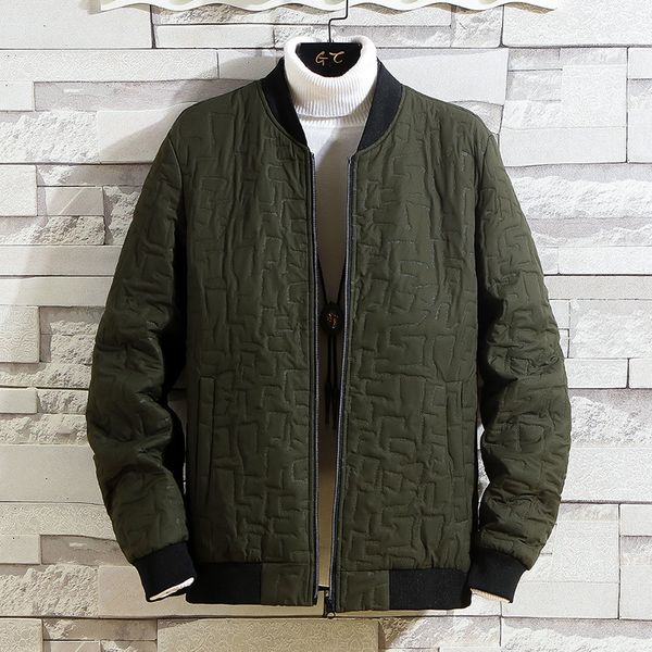 

2021 men's new arrival fashion man's turtleneck parka solid jacket and man jackets parkas winter c190 51sj, Black