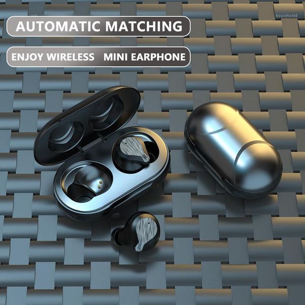 

tws bluetooth 5.0 earphones 300mah charging box wireless sports business waterproof earbuds headsets with microphone1