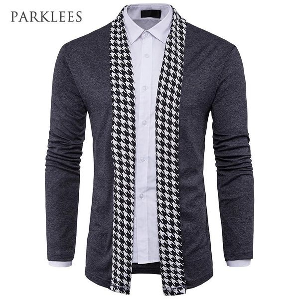 

2020 brand new autumn cardigan men slim fit plaid shawl collar sweaters slim fit mens knitted sweaters black cardigan masculino, White;black