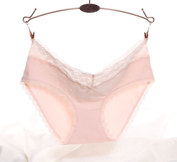 

cotton comfortable underwear low waist women's briefs, Black;pink