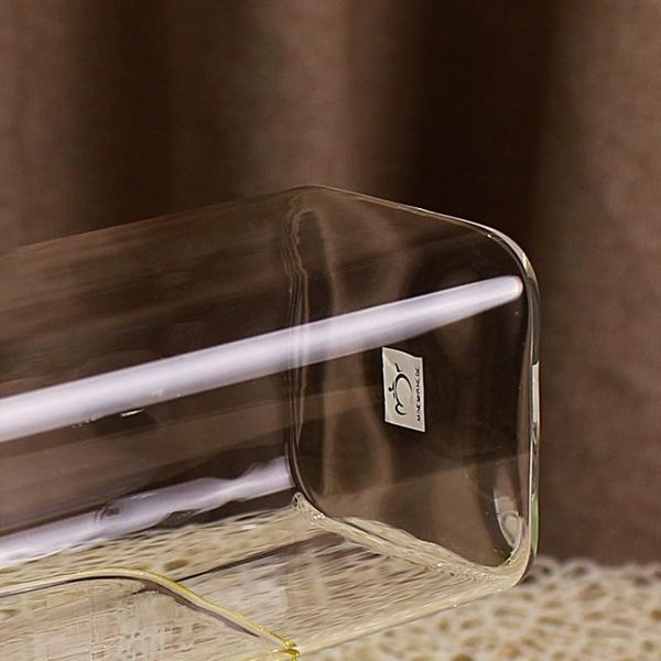 

стекло студент водной сок пара milk термостойкий 2pcs кружки прозрачный боросиликатного cup gift square high wmtppc my_home2010