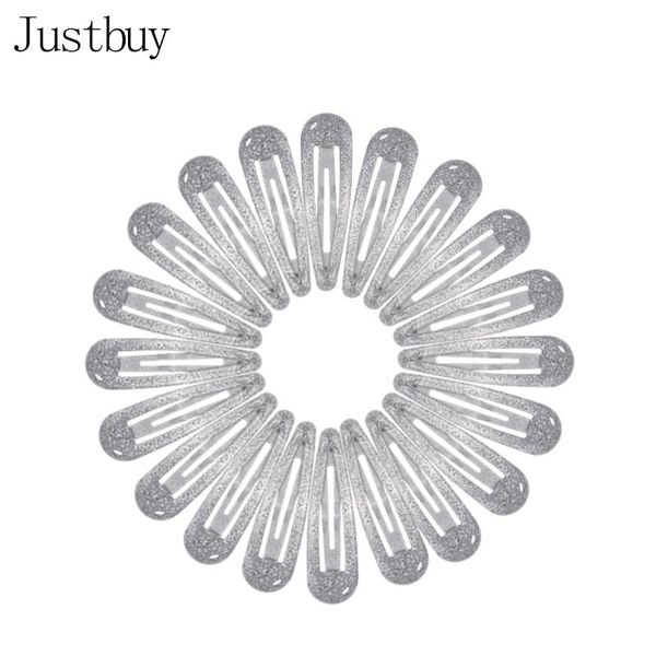 

20pcs glitter hair clips for children women kids baby girls snap hair clamp pins hairpins bb barrettes 5cm styling accessories wmtwgu, Black;brown