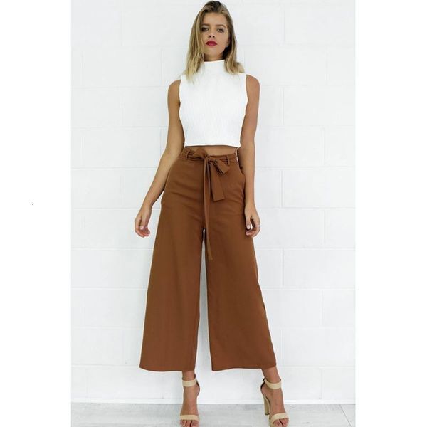 

designer womens summer trousers lady clothes wide leg pants ol black friday 2021 deals, White;black