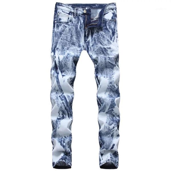 

young men blue jeans 2020 new fashion skinny casual design streetwear jeans men1