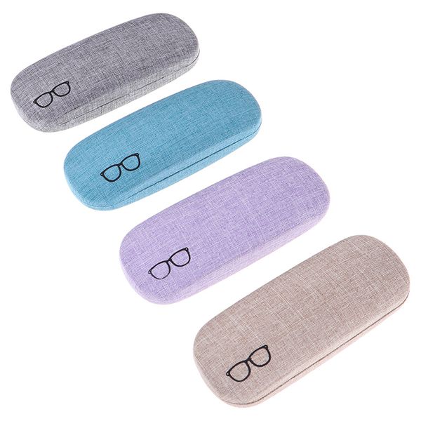 

men women kids leather eye glasses hard shell protector reading eyewear sunglasses box case