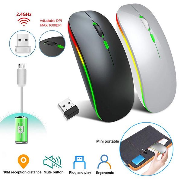 

m40 1600 dpi usb optical wireless computer mouse 2.4g receiver slim mouse rechargeable ergonomic wireless for pc laptop