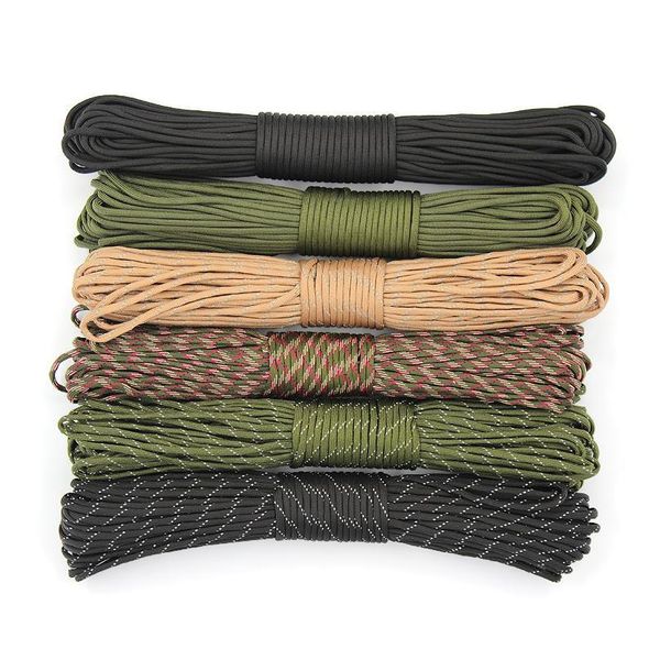 

4 size dia.4mm 9 stand cores paracord for survival parachute cord lanyard camping climbing camping rope hiking clo jllpbe