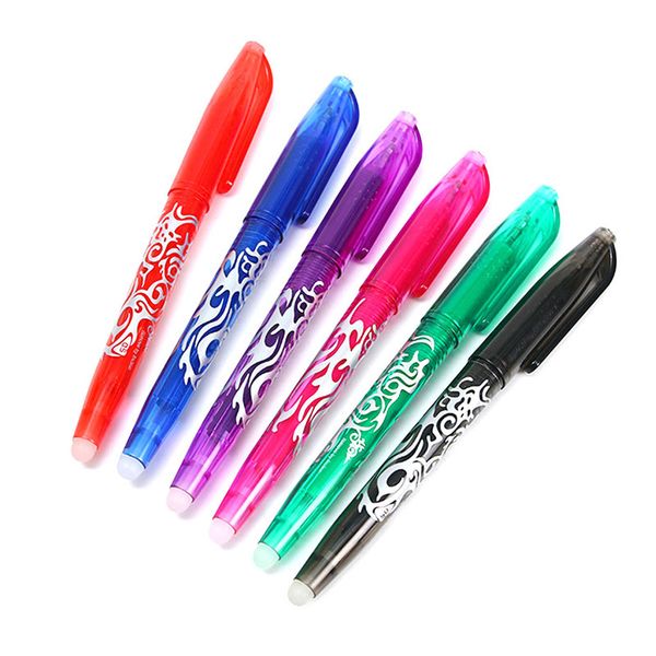 

3/8pcs 0.5mm erasable ball pen bullet 8 colors erasable pen washable handle for school office writing supplies kawaii stationery
