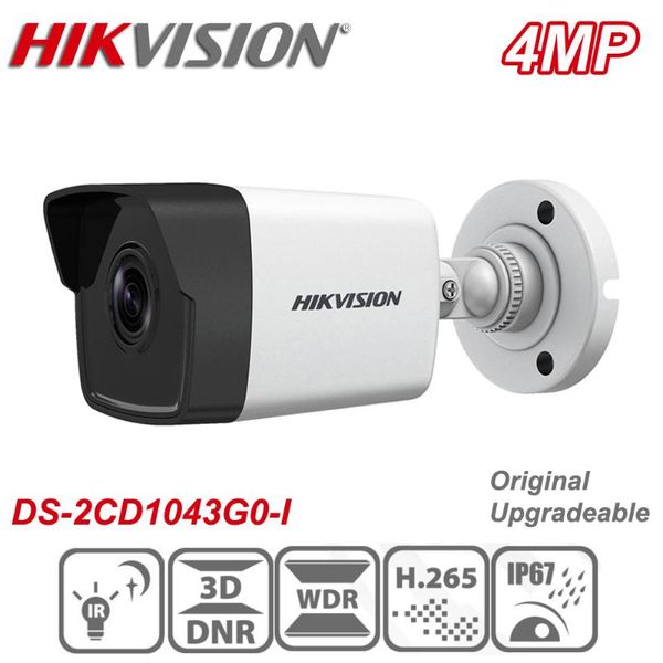 

original hikvision ds-2cd1043g0-i 4mp poe ir h.265 ip67 wdr network ip camera