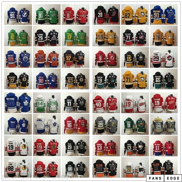 

mens loose sweatshirts ice hockey hoodies jerseys man hoodies jacket black white red orange green blue purple size s-xxl