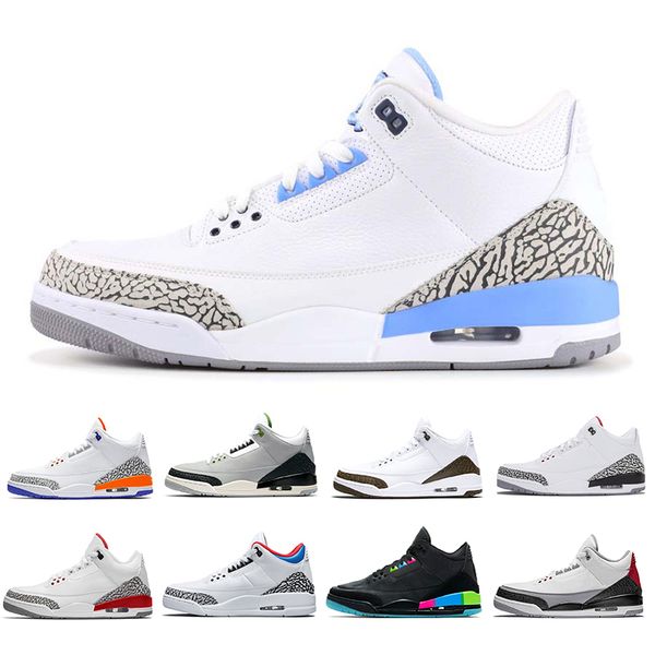 

unc 3 mens basketball shoes court purple white cement laser orange fire red infrared katrina 3s men trainers sports sneakers us7-13