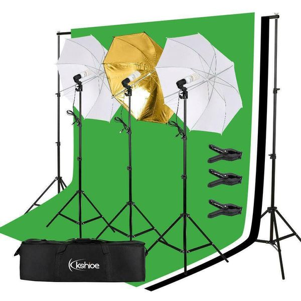 

new pgraphy p studio kit 3 light bulbs lighting 3 backdrop stand set