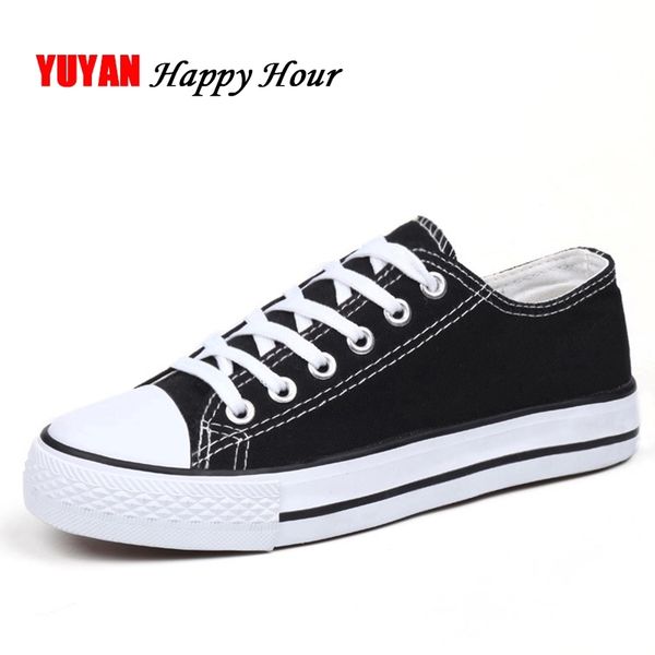 

new 2020 spring shoes women sneakers flat heel casual canvas shoes breathable women's sneakers quality brand plus size 43 zh2600 #rb8z, Black