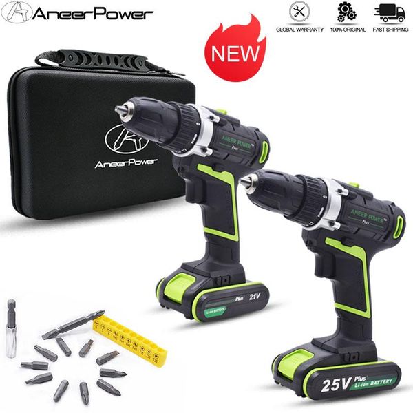 

25v 21v cordless hand electric drill power tool lithium battery mini wireless screwdriver for drilling twist screws