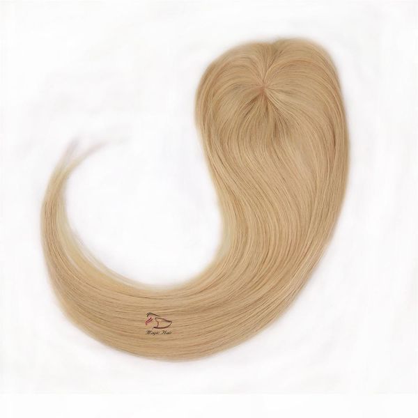 

remy human hair toupee customization according your requirements hair piece straight womens er 2.5*5 silk base for thin hair, Black