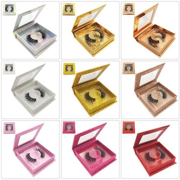 

3d mink eyelashes eye faux mink lashes soft natural thick false eyelashes with square packing eye lash extension beauty tools