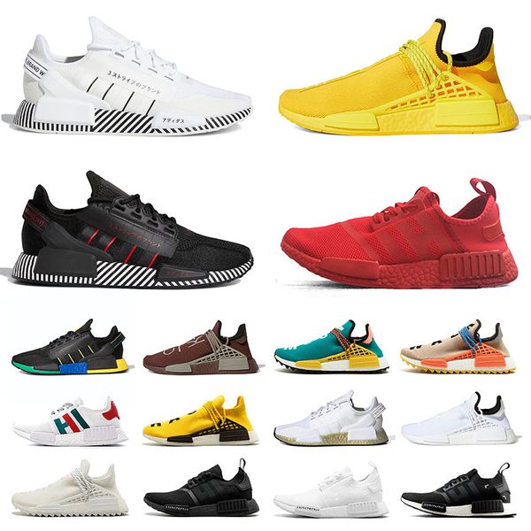 

nmd r1 v2 running shoes pharell williams human race hu extra eye trail nerd aqua paris bbc womens mens trainers outdoor sports sneakers