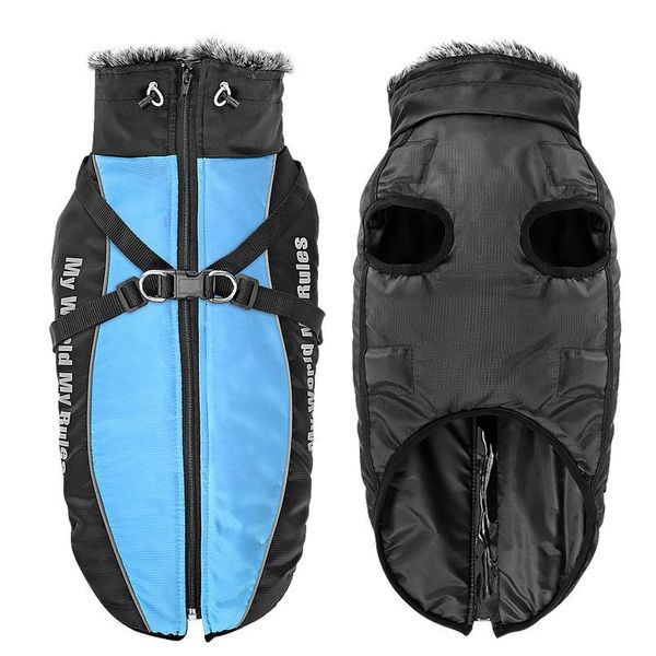 

warm pet clothes winter thicken dog coat harness for medium large dogs french bulldog big dog clothing jacket vest wa bbyqmm