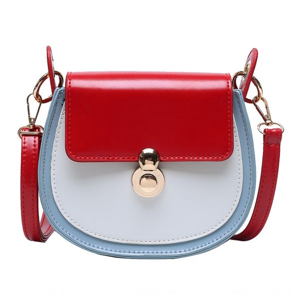 

цветовой контраст седло мешок контраст цвета сумка девушки чжуан себе бао чжуан 2020 новая мода садд se bao bagsingle плеча baggirl в