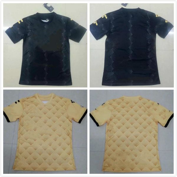 

20 21 dorados de sinaloa calcio soccer jerseys home away 2020 2021 nava daniel lópez pablo jáquez michael pérez football uniform 4xl, Black;yellow