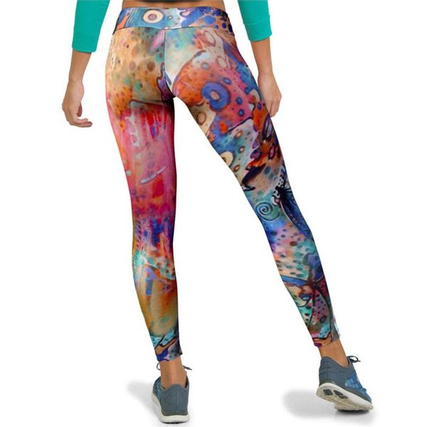 

yoga outfits women's sports leggings for female high-waist hip bottom pants running fitness nine-minute trousers, White;red