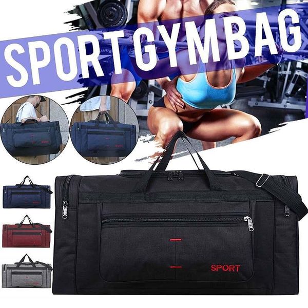 

outdoor bags large capacity nylon fitness gym yoga bag sports luggage travel handbag1