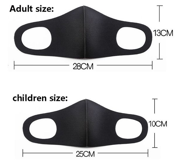

anti dust face mouth kids cover pm2.5 dustproof washable reusable ice silk protective masks or disposable mask hh9-3002