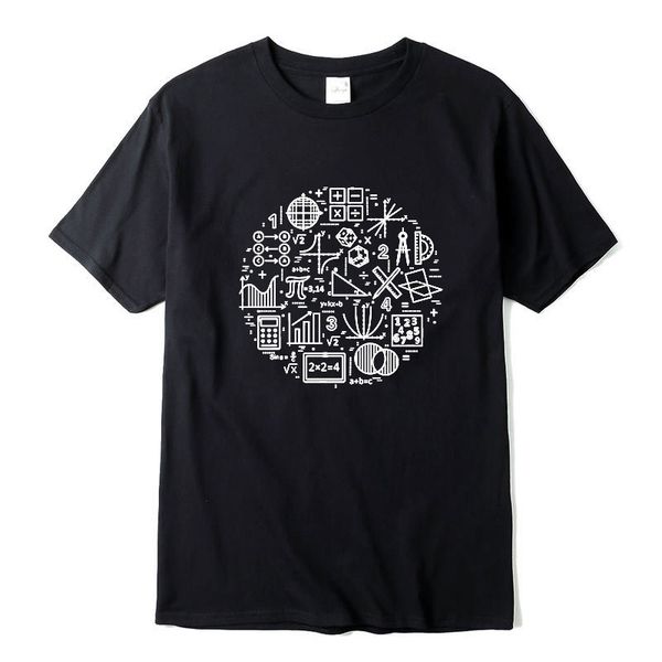 

sport 100% cotton short sleeve funny t-shirts equation print men t shirt casual summer o-neck men tshirt male t-shirt tee shirts
