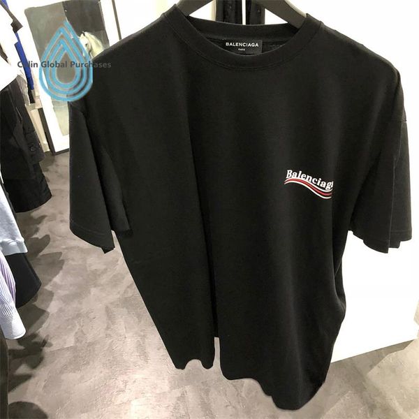 

mens stylist designer t shirt fashion letter printing mens summer short sleeves black white men women hip hop 2020ss tees, White;black