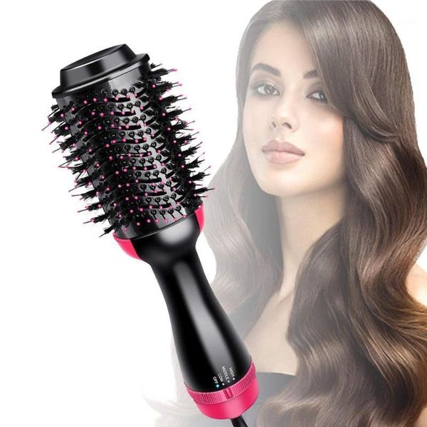 

professional one step hair dryer air brush hair straightener comb curling brush salon styling tools dryer1