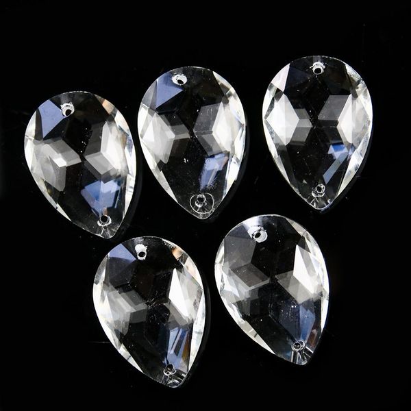 

1pc bauhinia chandelier crystals prisms pendant hanging crystal decorations suncatcher accessories for chandeliers 38mm 2 holes h bbyfva