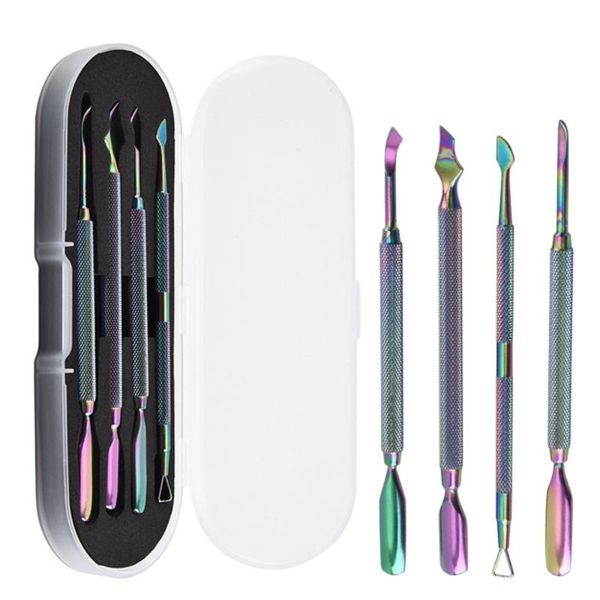 

1 box/4pcs manicures tools exquisite colorful nail art accessories nail art supplies for daily use home