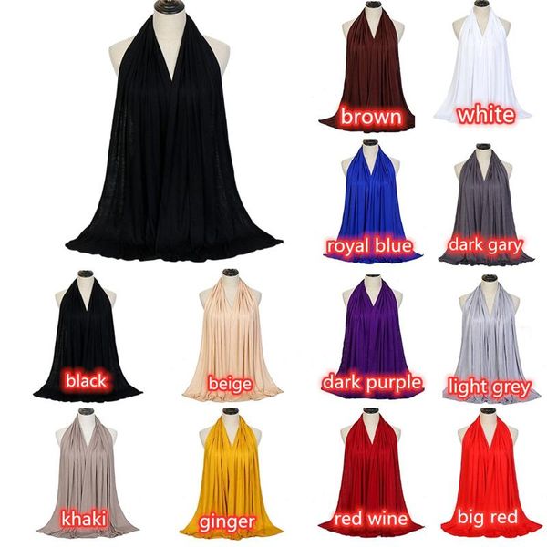 

autumn women shawl scarf 2020 new solid color long shawls and wraps muslim scarves ladies headscarf hijabs, Blue;gray