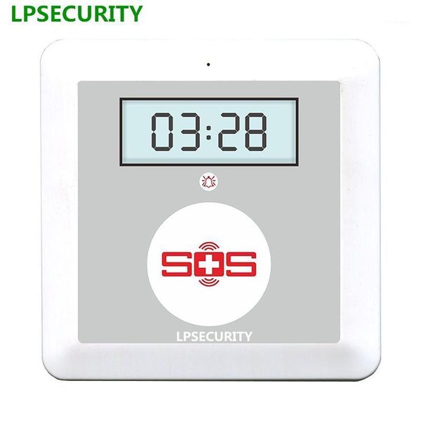 

alarm systems lpsecurity gsm senior telecare, wireless sms home security system with lcd display sos call for elderly care1
