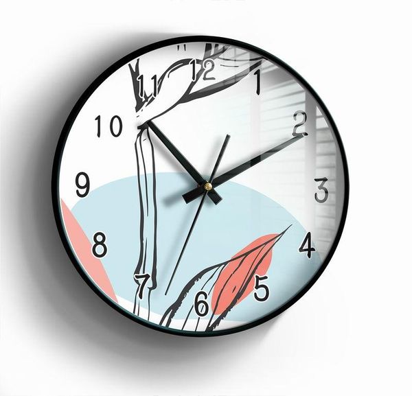 

new wall clock large size luxury silent movement clocks rounds precise sweep wall clocks modern design for home decoration