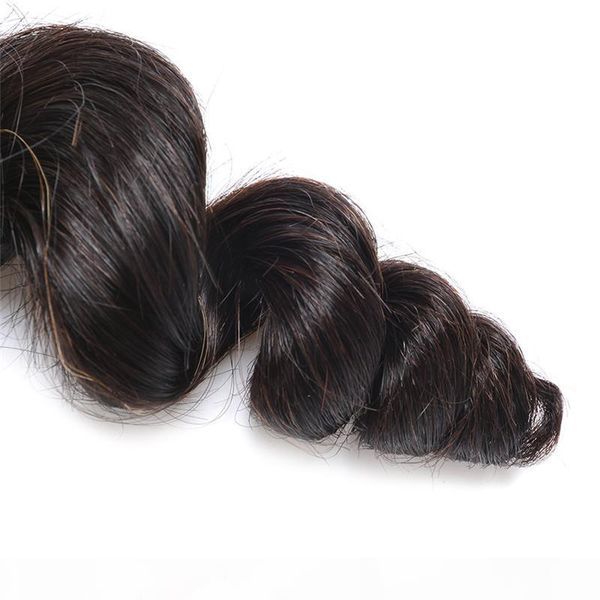 

8a peruvian virgin hair weaves dyeable peruvian hair straight 4 bundles 100% unprocessed human hair extensions lucky queen products, Black