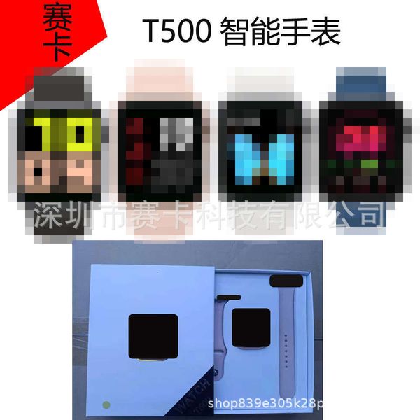 

t500 smart watch bluetooth call heart rate monitoring information remote pgraphy sedentary reminderbgt