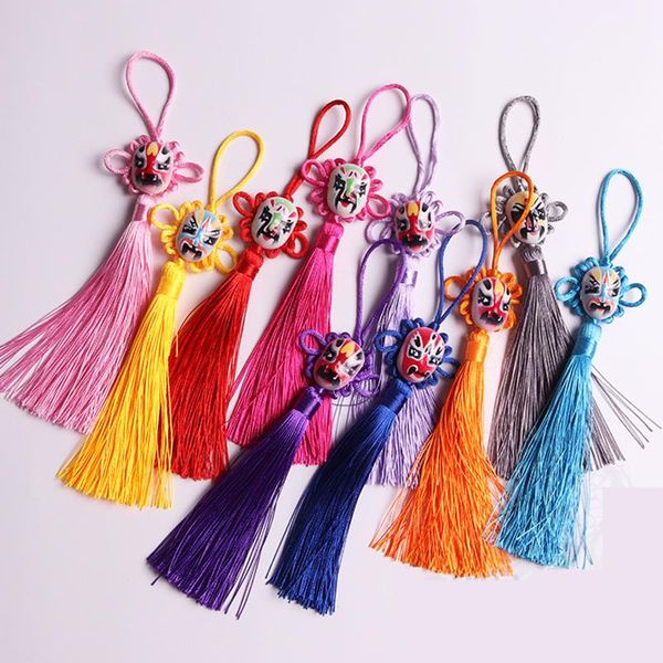 

5pcs new chinese knot mask tassel pend diy jewelry accessories home textile curtain garment sewing macrame decoration pendant h jllvgb