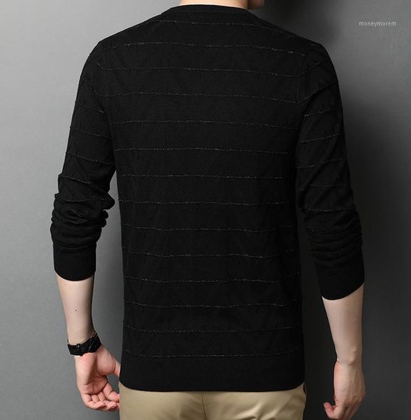 

2020 fasion spring autumn new round neck striped s sweater xiangp891, White;black