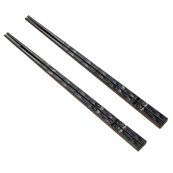 

1pair japanese chopsticks alloy non-slip sushi food sticks chop sticks chinese gift palillos japoneses reusab wmtwbl new_dhbest