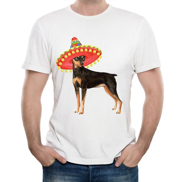 

new harajuku fiesta min pin funny miniature pinscher design summer casual man boy cool tees sport hooded sweatshirt hoodie men t shirt