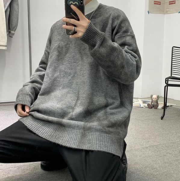 

2020 autumn and winter new youth popular men's korean personality tie-dye sweater fashion casual round neck pullover -2xl1, White;black