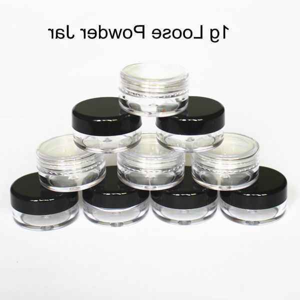 

48 1g / 1ml units, vacuum powder cosmetic plastic bottles, sifters, sample containers, cream cans