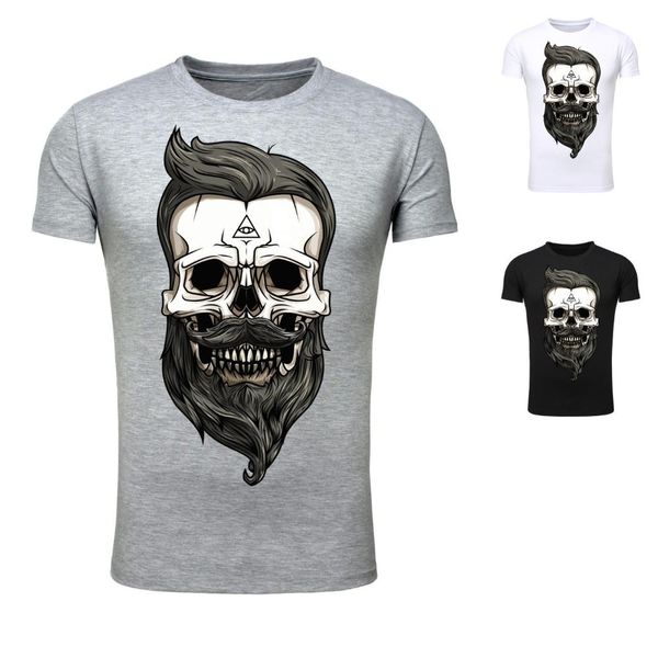 

sport 2019 summer t shirt o-neck fashion casual legendary beard t-shirt hipster men beards t shirt