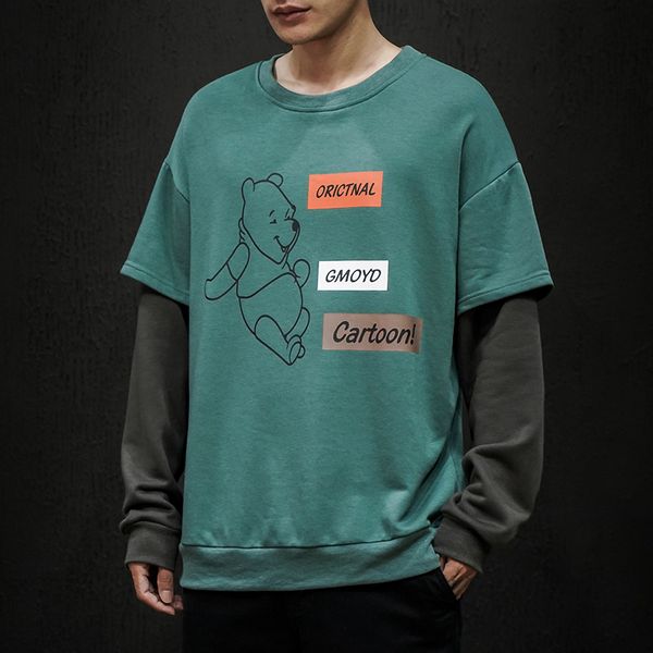 

2021 new fall spring black male hip hop punk hoodies streetwear fashion clothes oversize 5xl vpo1