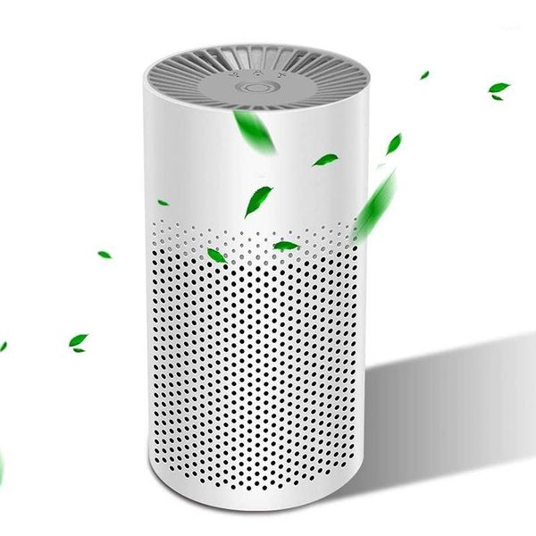 

portable personal air purifier for home office deskcar with activated carbon hepa filter mini usb air cleaner1