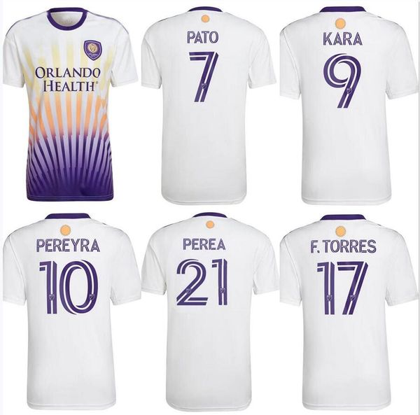 

mls 22 23 orlando sc soccer jerseys city 2022 2023 jansson pato kara pereyra f.torres perea football shirts thailand quality uniform, Black;yellow
