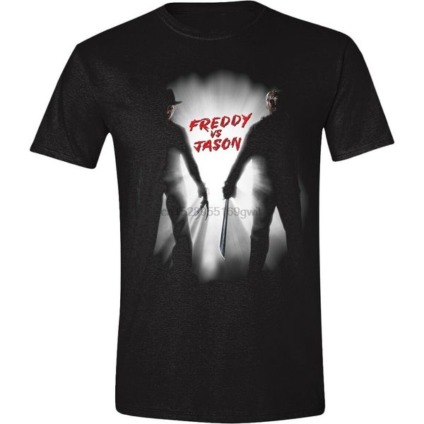 

nightmare on elm street freddy vs jason black t-shirt size taille s sport hooded sweatshirt hoodie