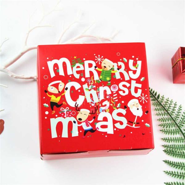 

christmas portable kraft paper bag gift box candy packaging wrapping wedding party kids gifts decor for home supplies
